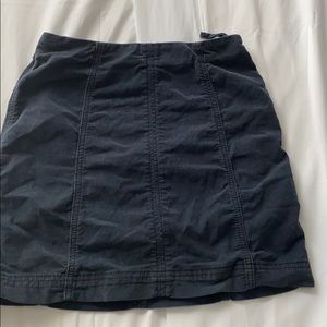 Free people blue corduroy skirt size S size 4
